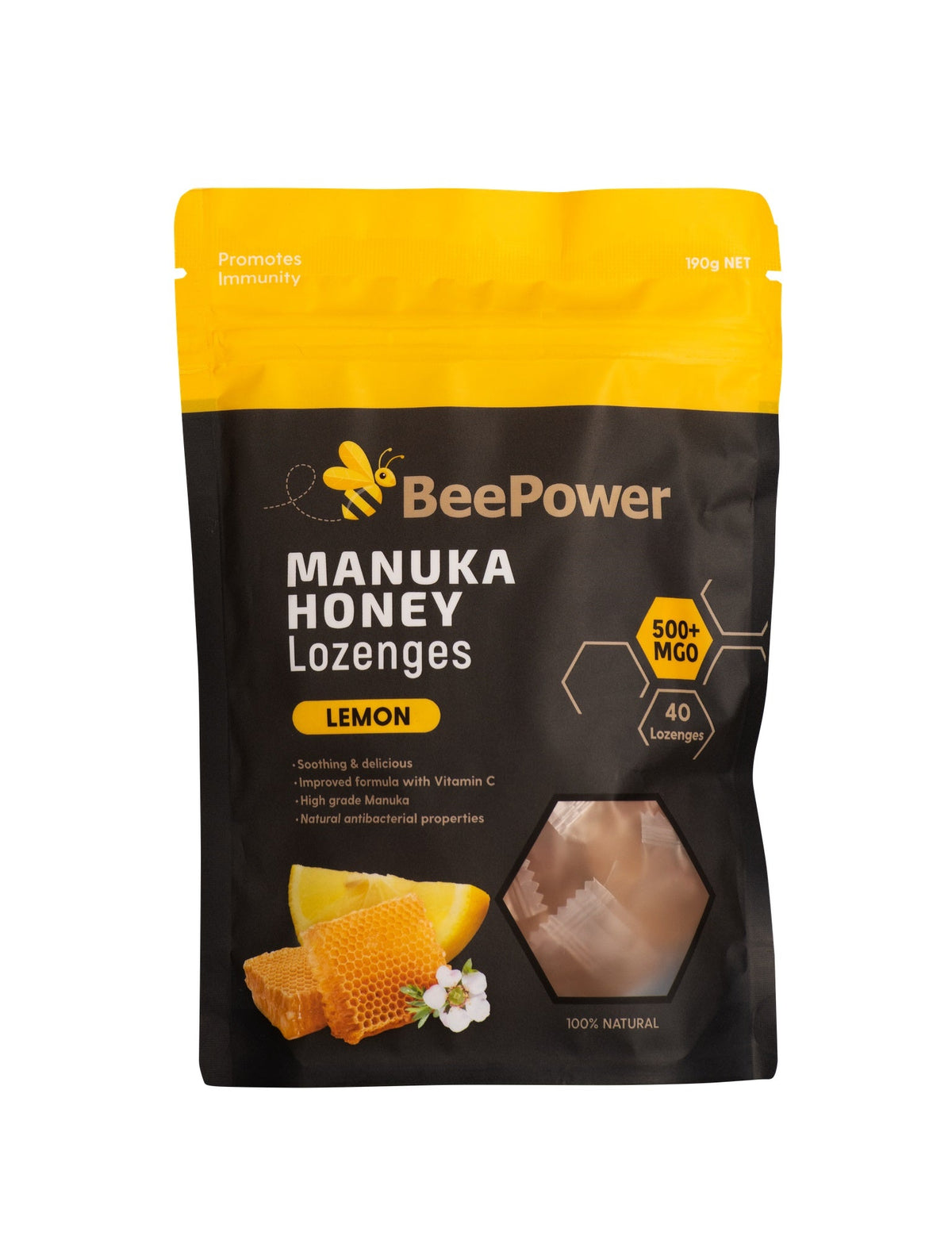 Bee Power - 40 Lozenges Lemon 190g