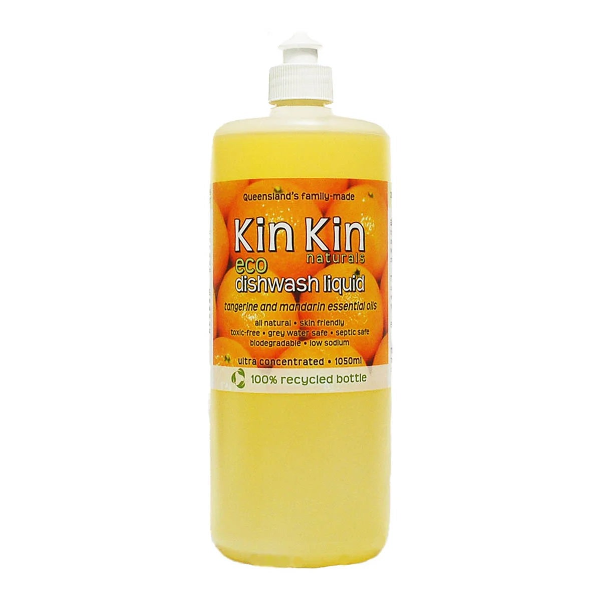 Kin Kin Naturals - Eco Dishwash Liquid Tangerine & Mandarin 1050ml