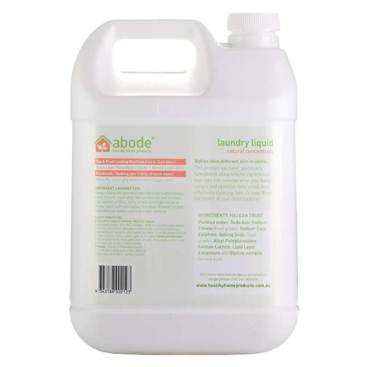 Abode - Laundry Liquid Baby 4lt