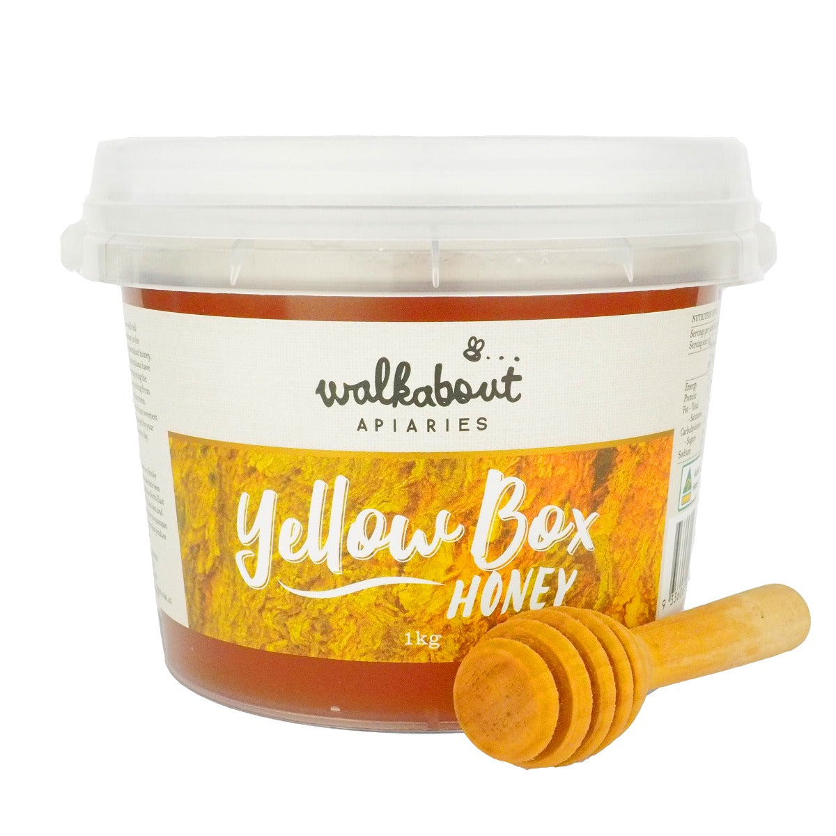 Walkabout Apiaries - Yellow Box Honey 1kg
