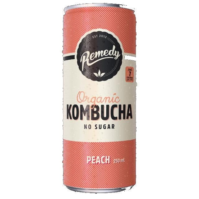 Remedy - Kombucha Peach 4 x 250ml