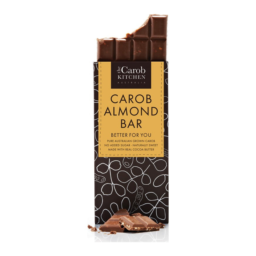The Carob Kitchen - Carob Almond Bar 80g