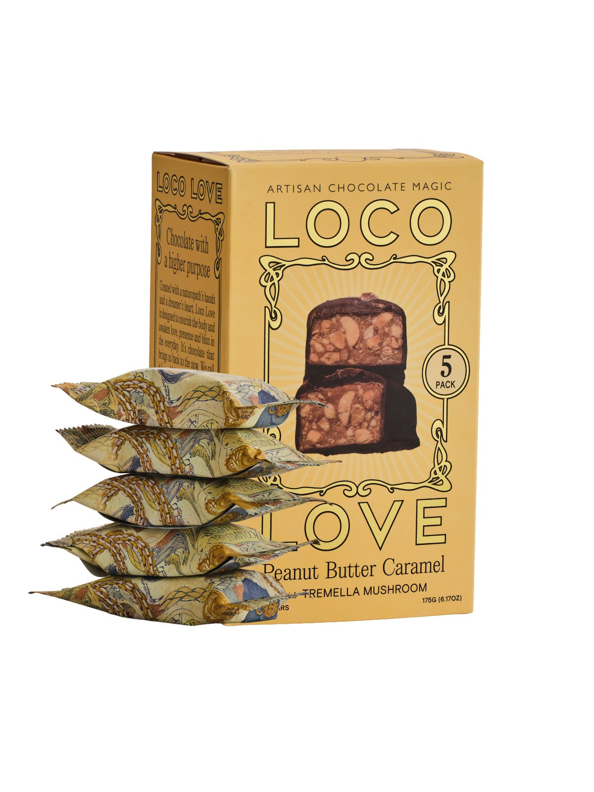 Loco Love - Peanut Butter Caramel 5 Pack 175g