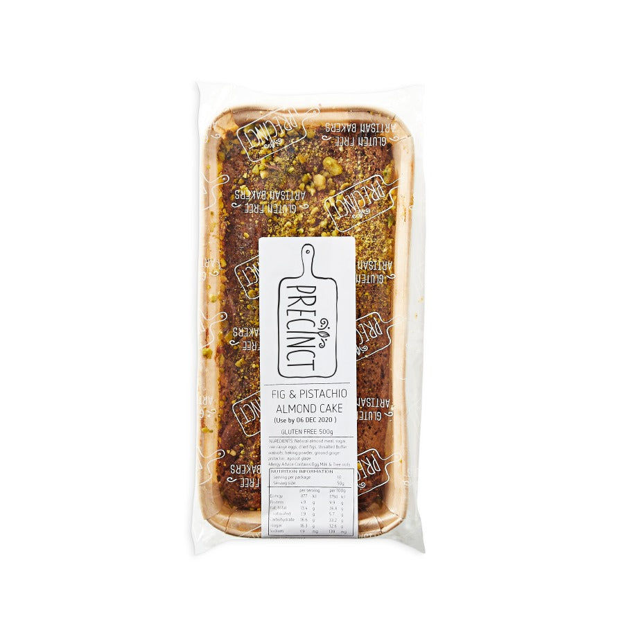 GF Precinct - Fig & Pistachio Almond Cake 480g