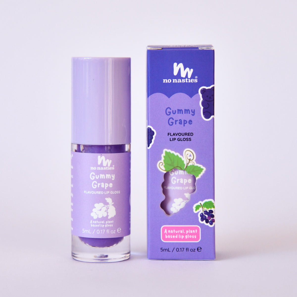No Nasties - Kids Lip Gloss Gummy Grape 5ml