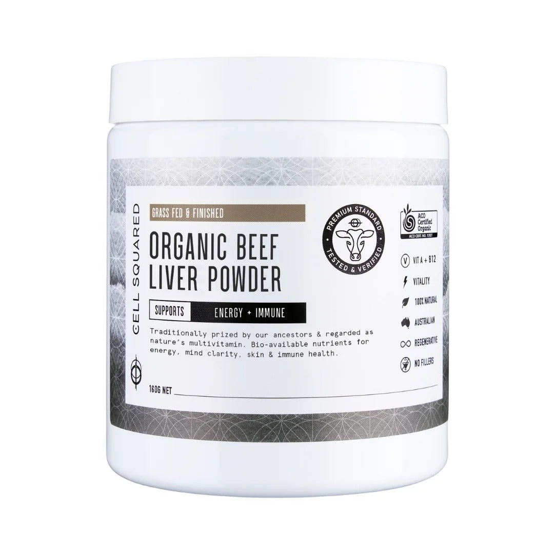 Cell Squared - Grass Fed Beef Liver Powder 180g