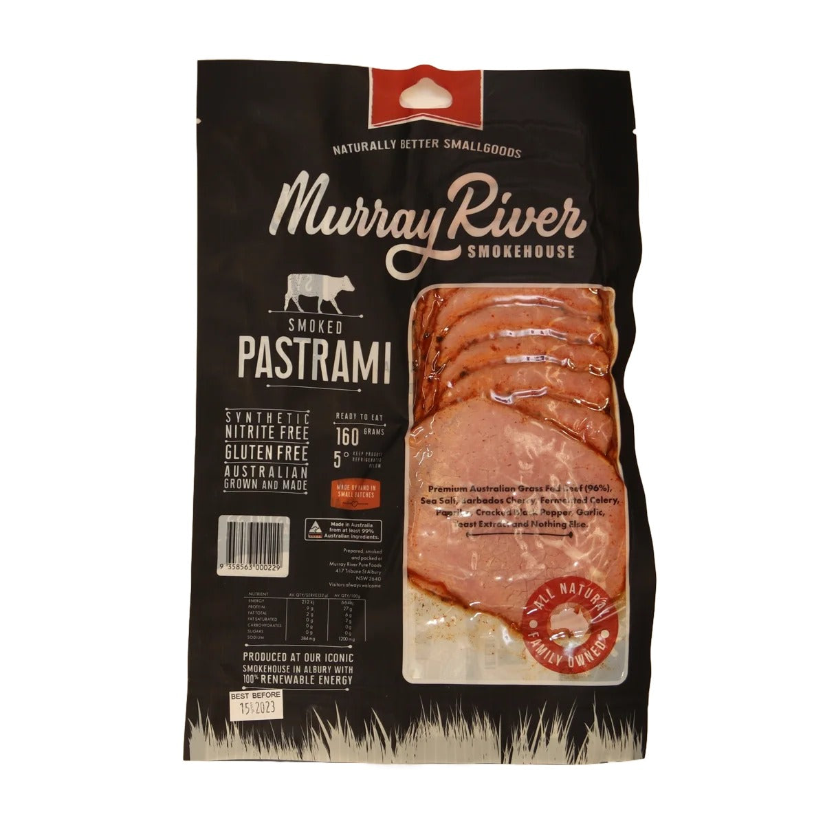 Murray River Smokehouse - Smoked Pastrami 160g