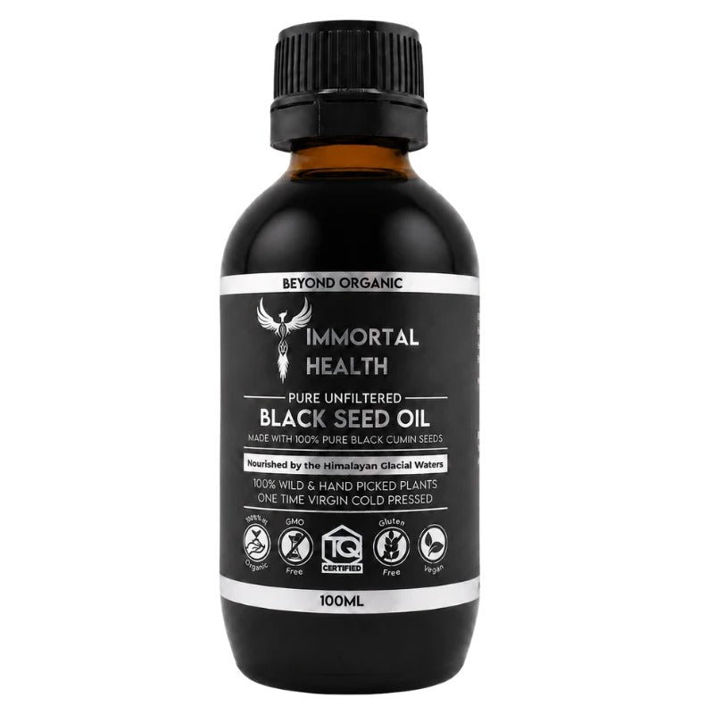 Immortal Health - Unfiltered Black Seed Oil 100ml