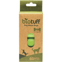 Biotuff - Dog Waste Bags REFILL 4 x 15 Bag Rolls 60pk