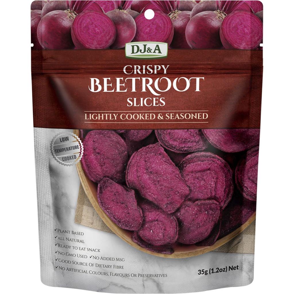 DJ&A - Crispy Beetroot Slices 35g