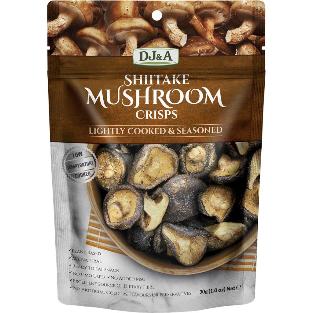 DJ&A - Shiitake Mushroom Crisps 30g