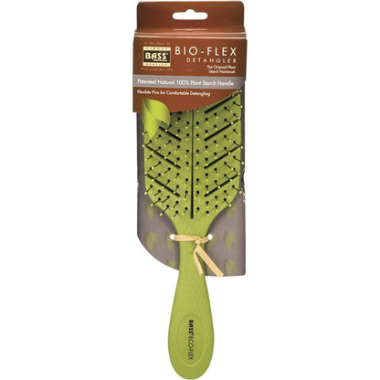 Bass - Bio-Flex Detangler Hair Brush Green