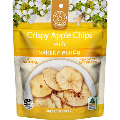 DJ&A - Crispy Apple Chips with Manuka Honey 30g