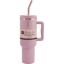 Ever Eco - Insulated Tumbler Rose with Handle & Straw 1.18lt
