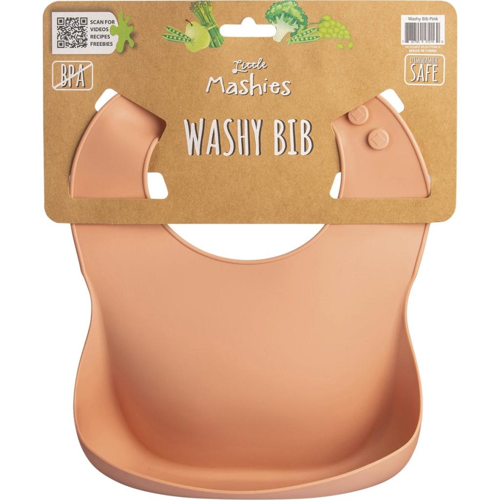 Little Mashies - Washy Bib Blush