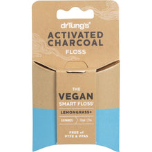 Dr Tungs - Vegan Activated Charcoal Lemongrass Floss 27m