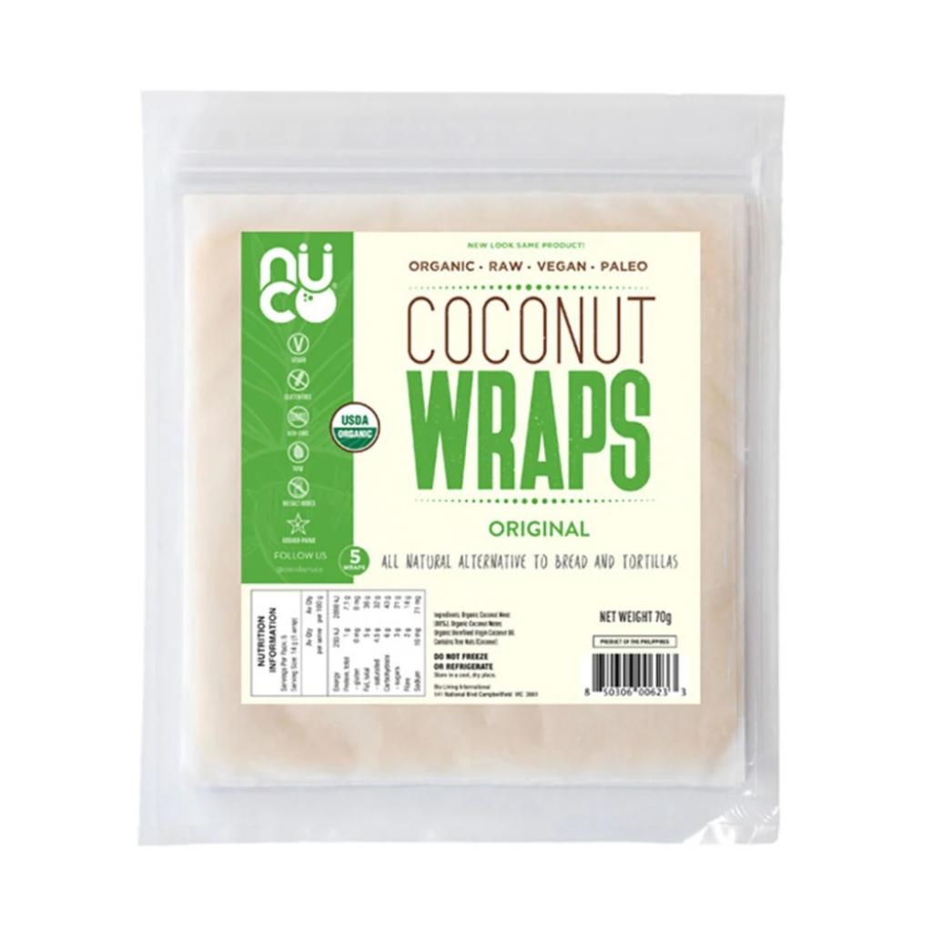 Nuco - Coconut Wraps Original 5pk 70g