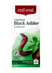 Red Seal - Black Adder Liquorice Tea 25 teabags 50g
