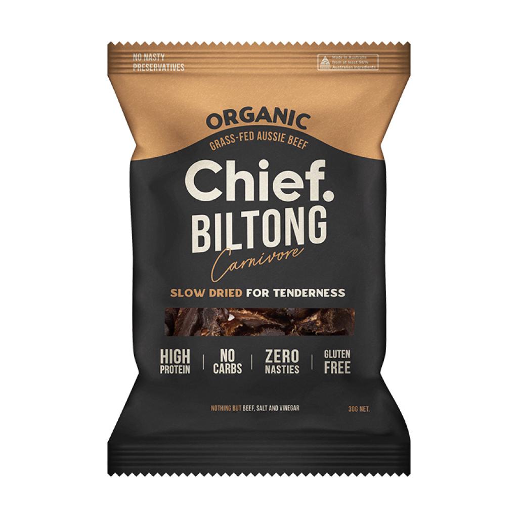 Chief Nutrition - Grass Fed Biltong - Carnivore 30g