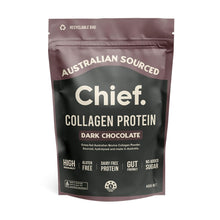 Chief Nutrition - Grass-Fed Collagen Protein Powder - Dark Chocolate 450g