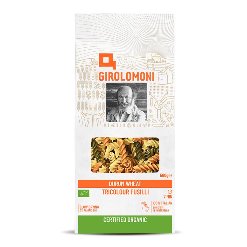 Girolomoni - Durum Wheat Semolina Tricolour Fusilli 500g