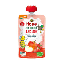 Holle - Organic Red Bee - Apple with Strawberries 100g