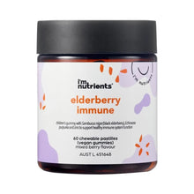 I'm Nutrients - Elderberry Immune 60 Gummies