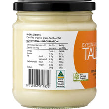 Byron Bay Tallow - Organic Grass Fed Beef Tallow 400g