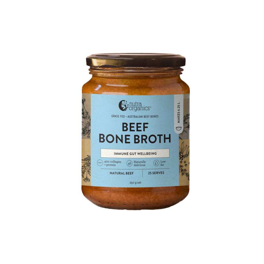 Nutra Organics - Beef Bone Broth Concentrate - Natural Beef 250g