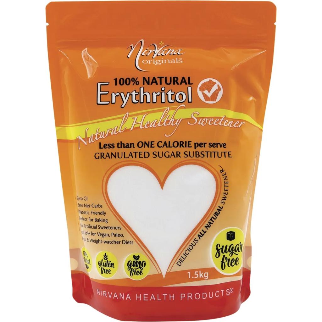 Nirvana Organics - Erythritol 100% Natural 1.5kg