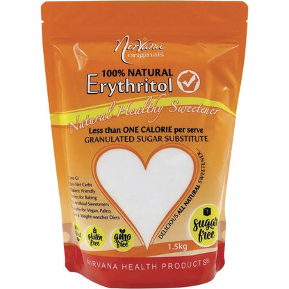 Nirvana Organics - Erythritol 100% Natural 1.5kg