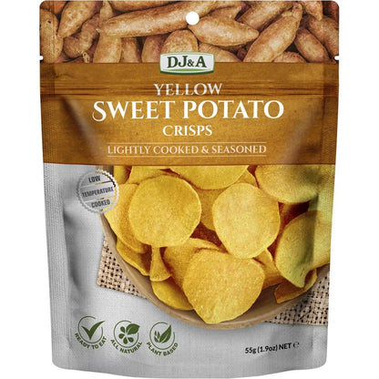 DJ & A - Yellow Sweet Potato Crisps 55g