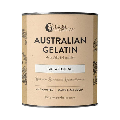 Nutra Organics - Australian Gelatin Unflavoured 300g