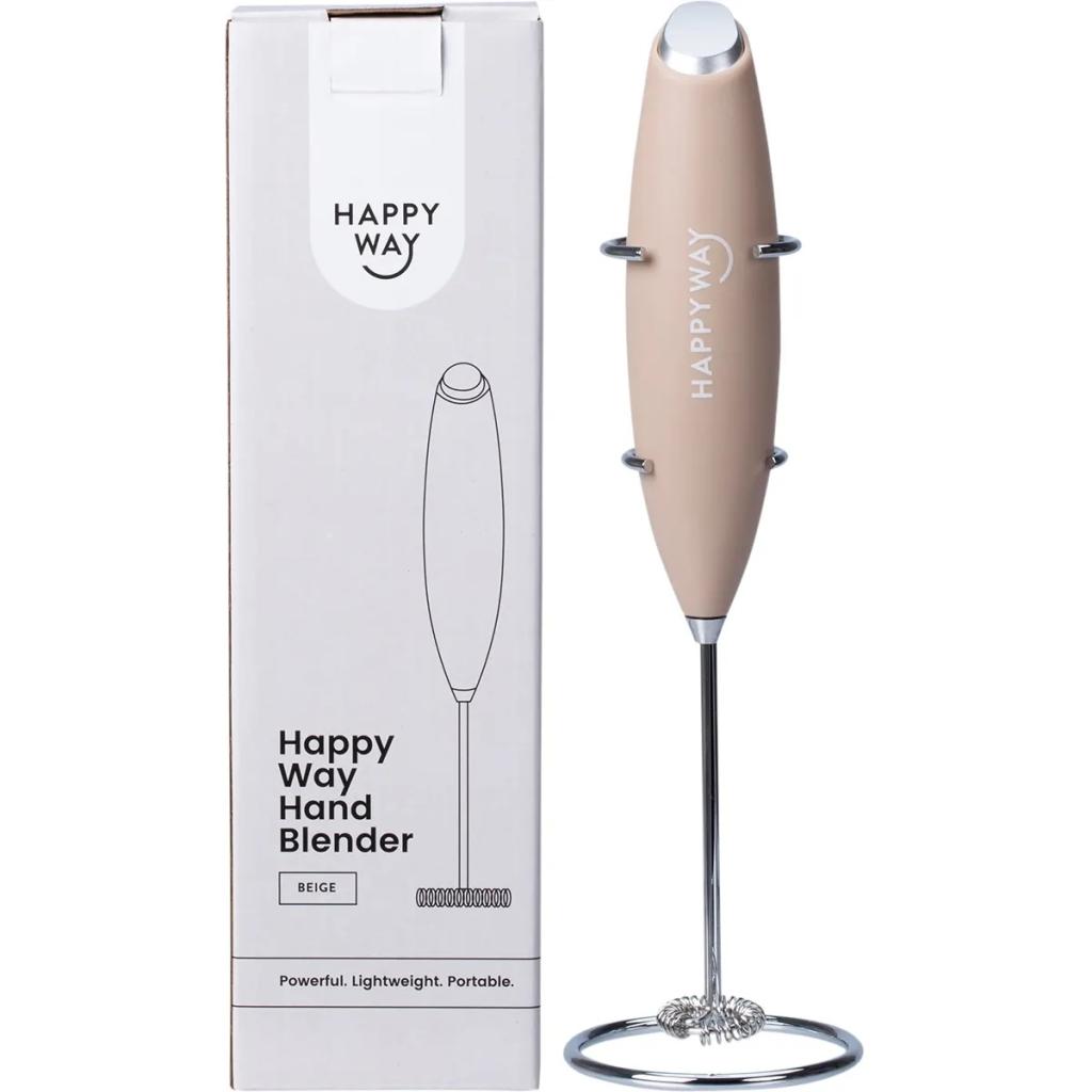 Happy Way - Hand Blender Beige with Stand