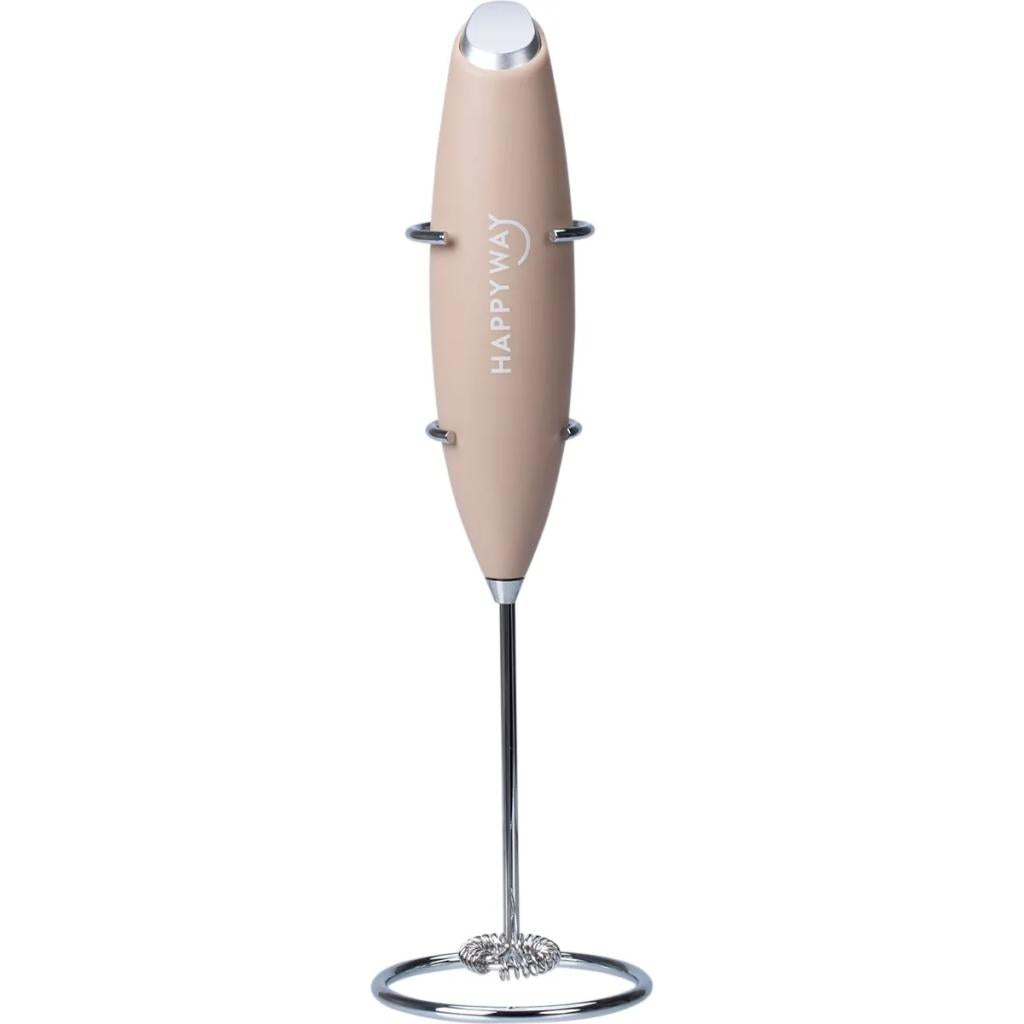 Happy Way - Hand Blender Beige with Stand