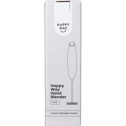 Happy Way - Hand Blender Beige with Stand