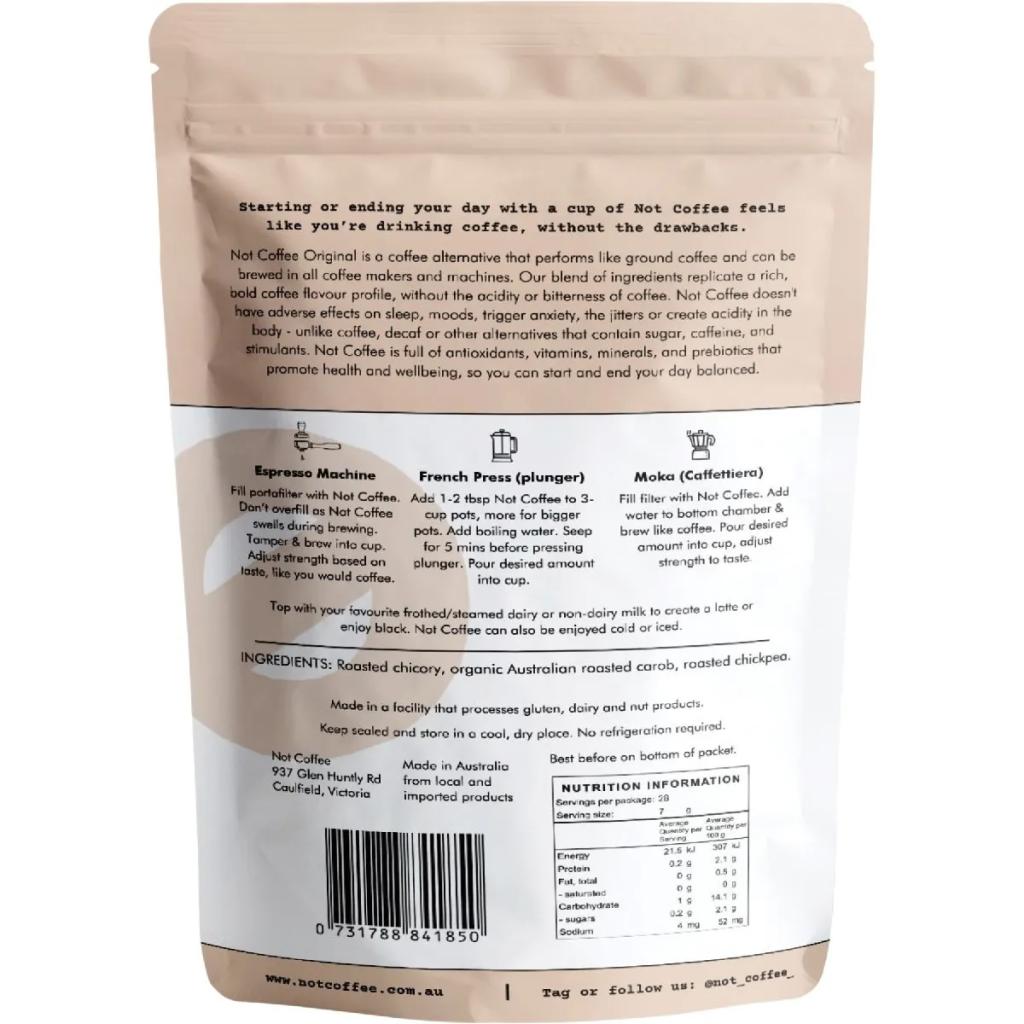 Not Coffee - Ground Coffee Alternative Original 200g
