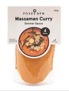 Foxes Den - Massaman Simmer Sauce 450g