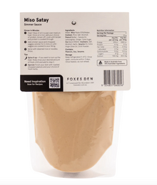 Foxes Den - Peanut Miso Satay Simmer Sauce 450g