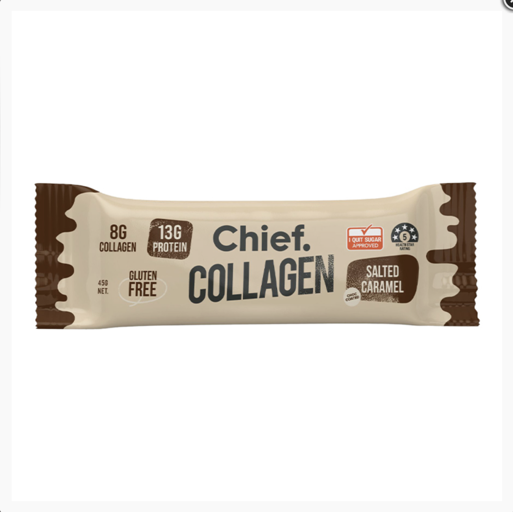 Chief Nutrition - Collagen Bar Choc Salted Caramel Bar 45g