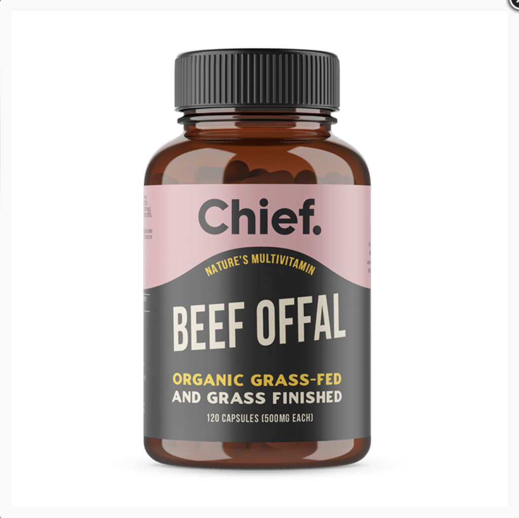 Chief Nutrition - Organic Beef Offal Multivitamin 120 Capsules