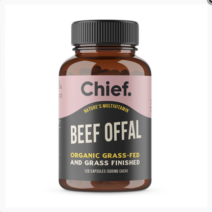 Chief Nutrition - Organic Beef Offal Multivitamin 120 Capsules