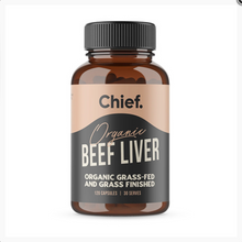 Chief Nutrition - Organic Beef Liver 120 Capsules