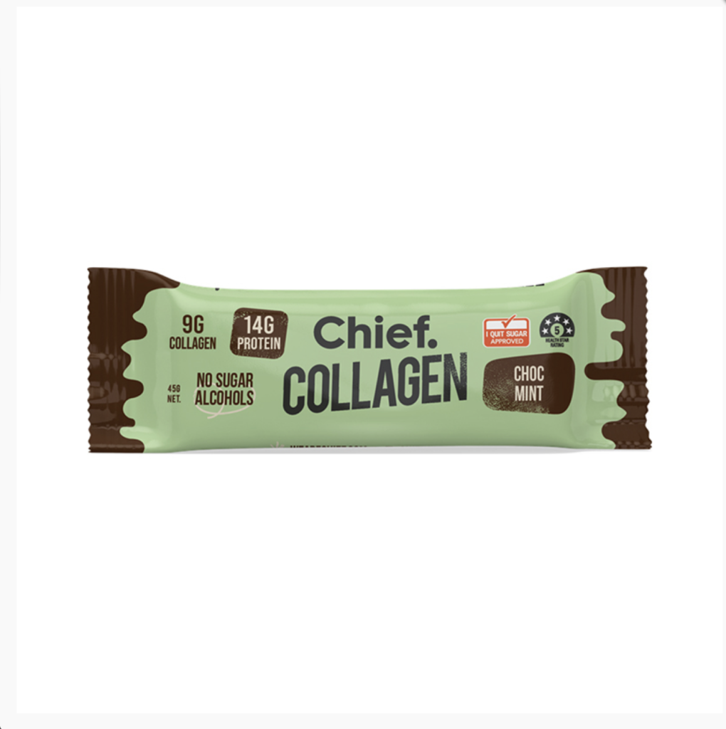 Chief Nutrition - Choc Mint Collagen Bar 45g
