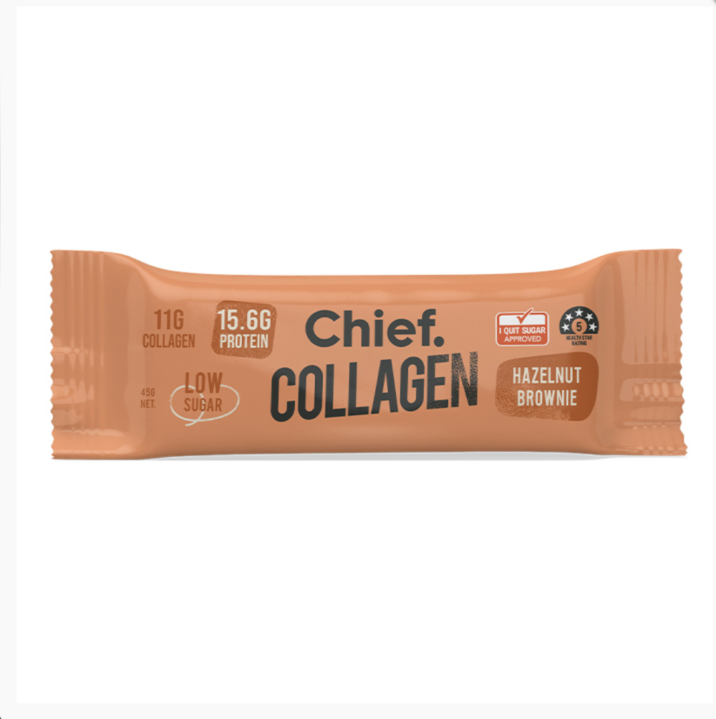 Chief Nutrition - Hazelnut Brownie Collagen Bar