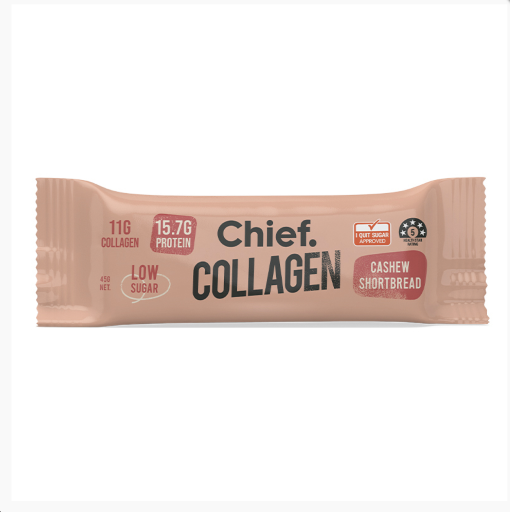 Chief Nutrition - Cashew Shortbread Collagen Bar