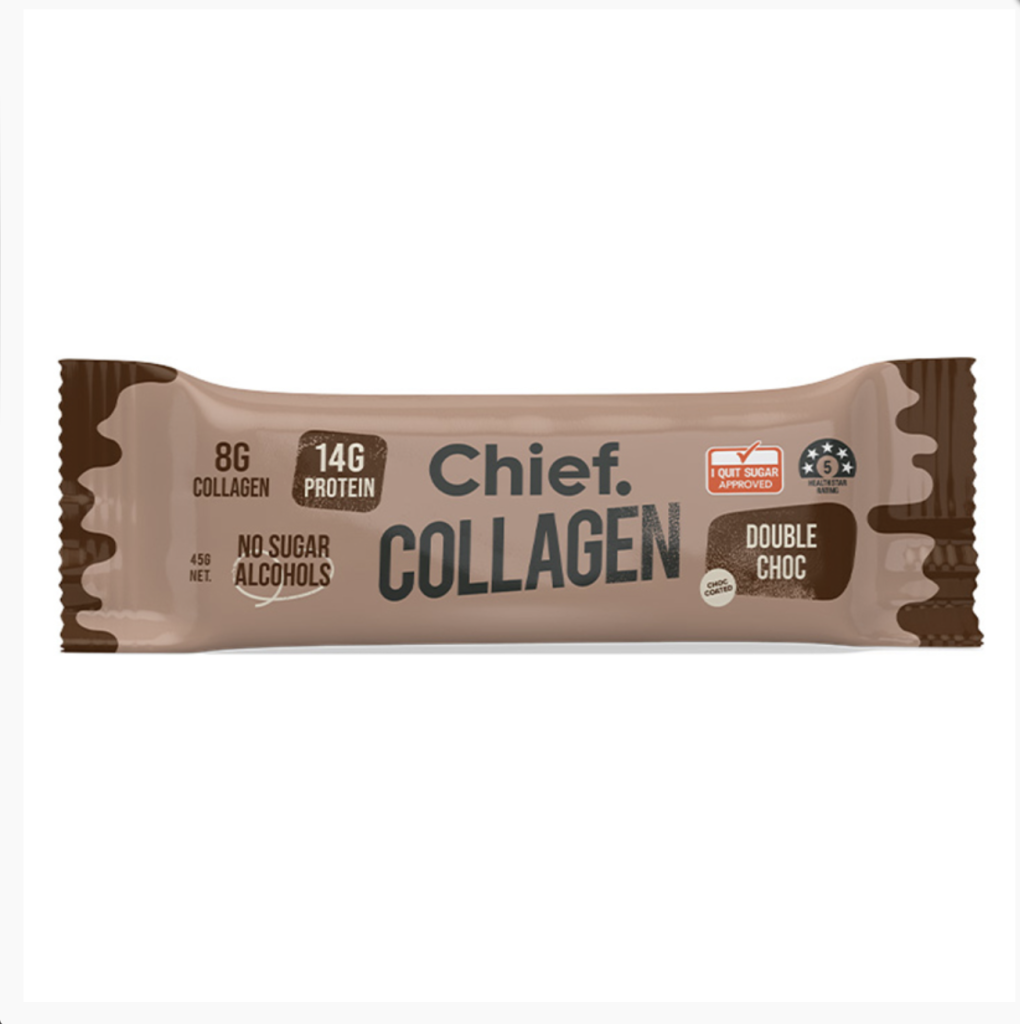 Chief Nutrition - Double Choc Collagen Bar 45g