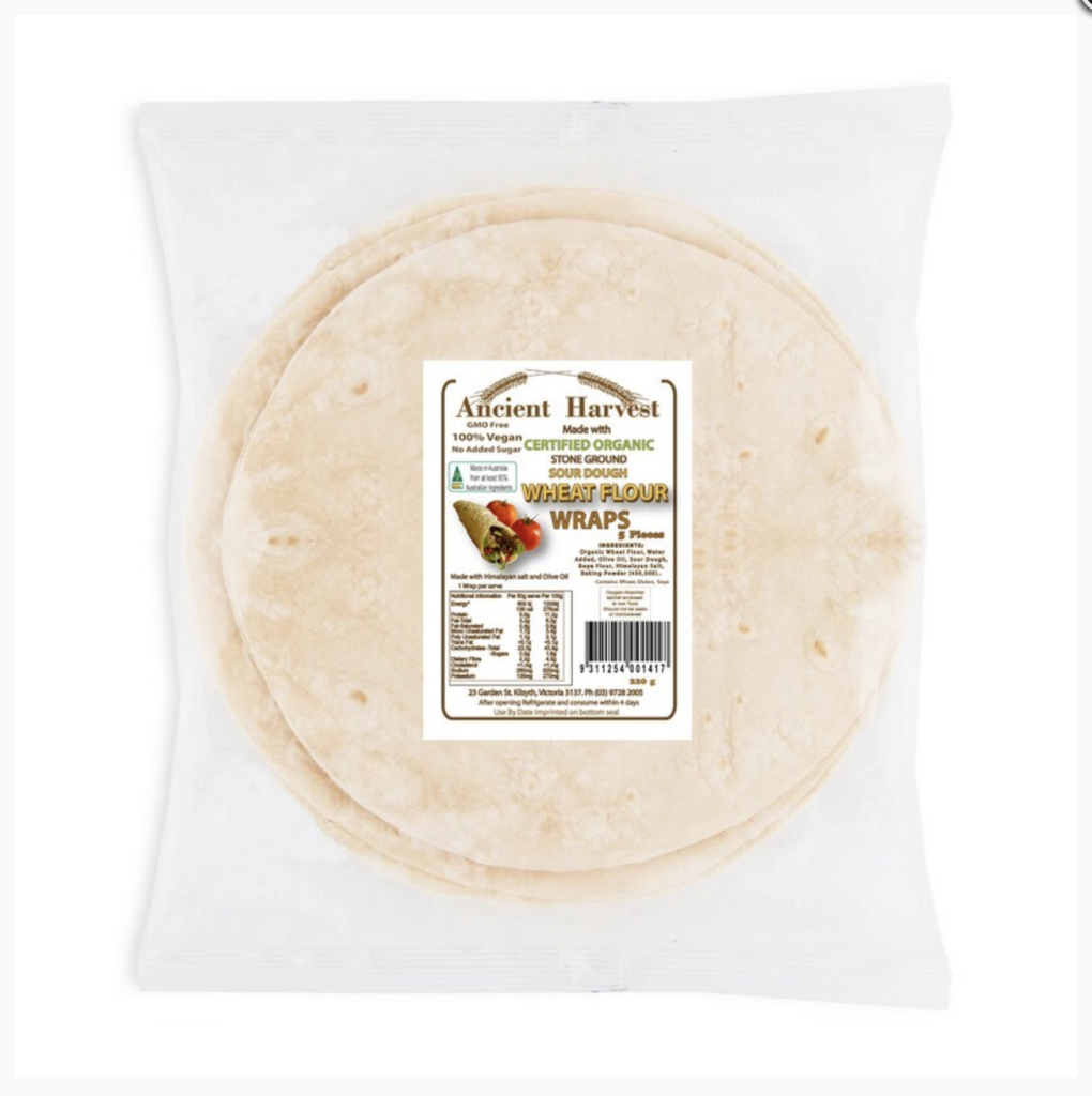 Ancient Harvest - Wheat Flour Wraps 220g