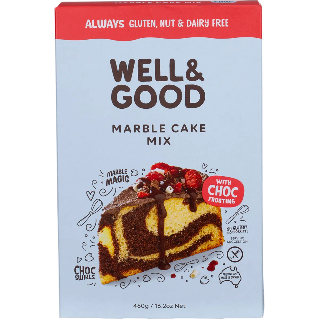 Well & Good - Marble Cake Mix with Choc Frosting 460g