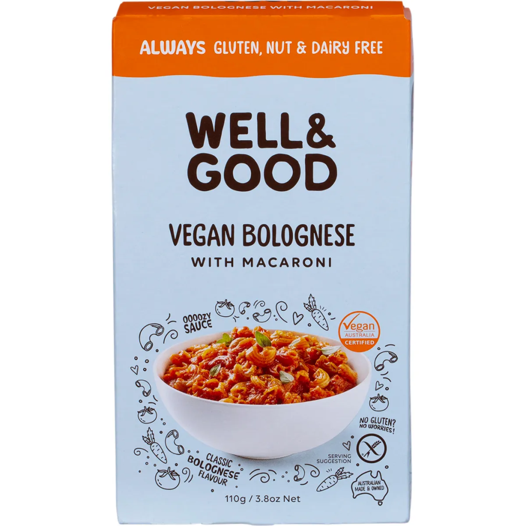 Well & Good - Vegan Bolognese with Macaroni 110g
